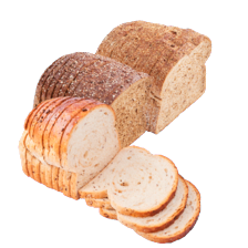 Bakkersbrood wit meerzaden, volkoren meerzaden of volkoren dubbel donker meerzaden